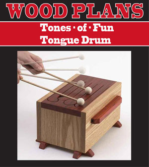Tones-of-fun tongue drum Woodworking Plan